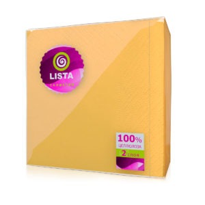 Екатеринбург — Салфетки «Lista DELUXE» интенсив желтые оптом.